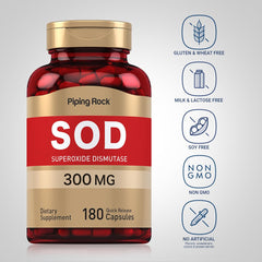 Piping Rock label detail showing supplement facts and ingredient transparency benefit