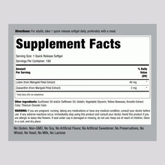 Piping Rock softgels close-up showing smooth texture for easy swallowing and fast release