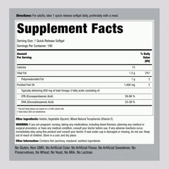 Piping Rock softgels close-up showing smooth texture and easy swallowing benefit