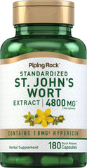 Piping Rock bottle front view showing product and quantity, clear labeling benefit
