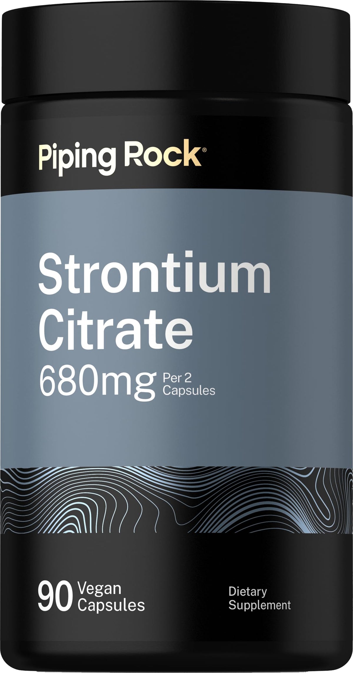Piping Rock front packaging showing bottle and label, clear product information
