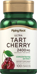 Piping Rock Tart Cherry Capsules bottle front label - 100 count