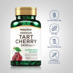 Close-up of Tart Cherry extract capsule