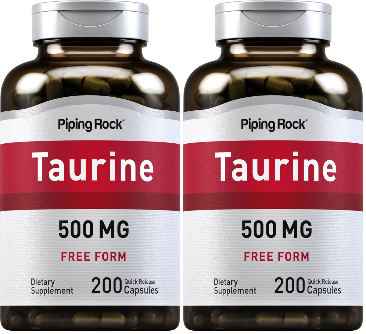 Piping Rock Taurine 500 mg bottle front