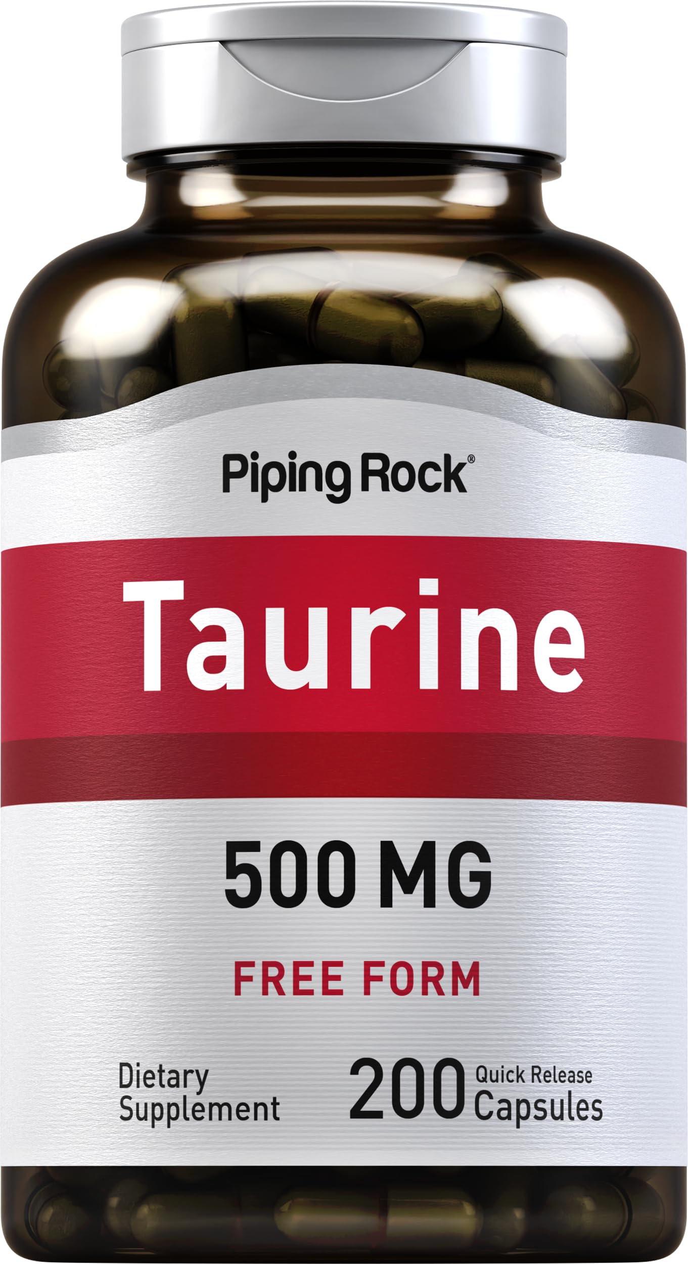 Piping Rock front packaging showing label clarity and purity benefit