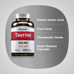 Piping Rock capsule in hand showing 500mg serving size convenience