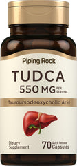 Piping Rock front label showing product name and 70 capsules benefit clarity