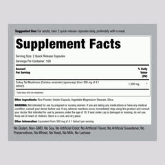 Piping Rock open bottle with capsules spilling out for easy dosing and portability benefit