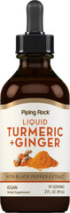 Piping Rock front bottle view showing label and clear dropper for easy use