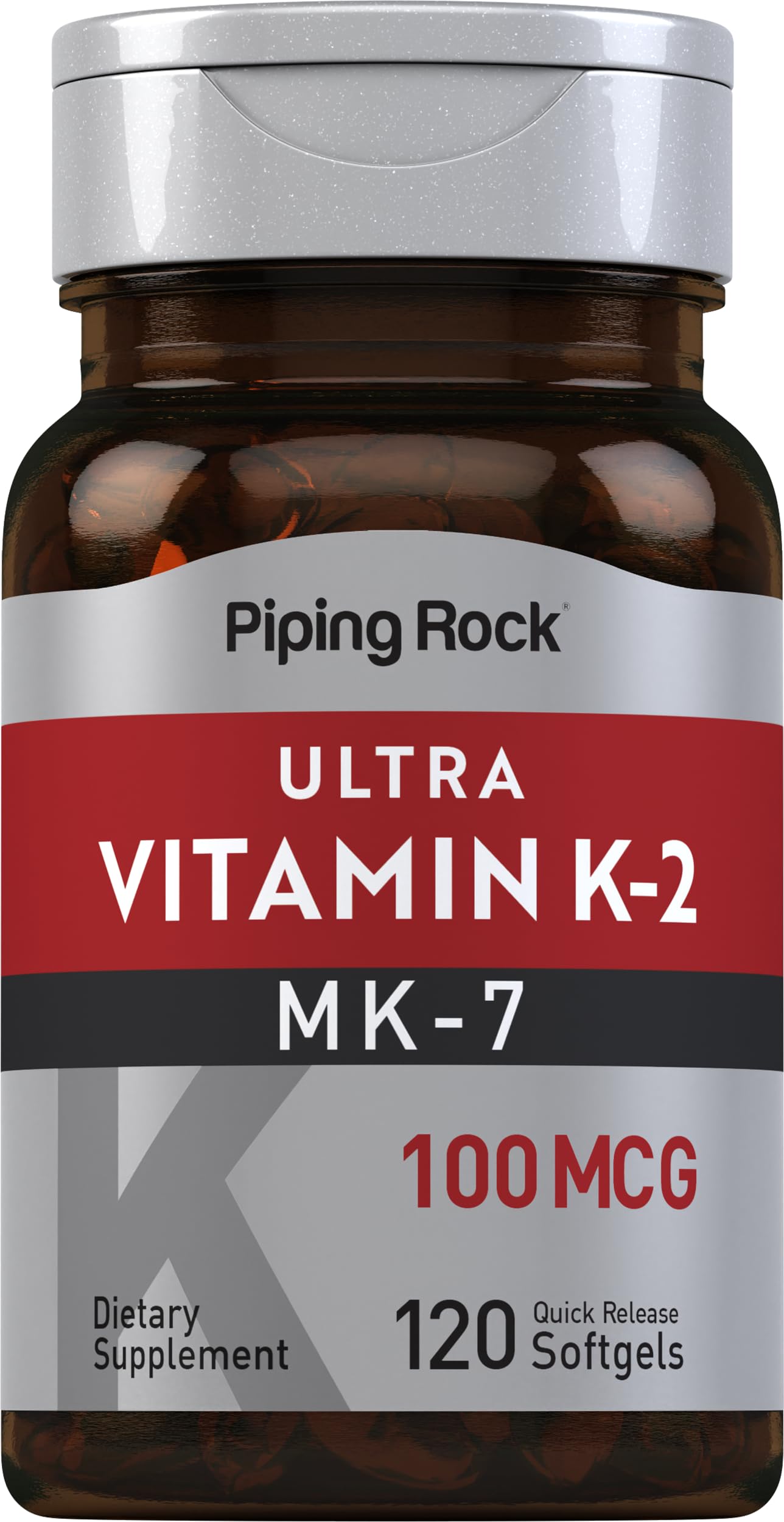 Piping Rock front label showing product name and count for quick identification and trust