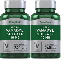 Piping Rock Vanadyl Sulfate 10 mg Ultra Complex bottle Pack of 2