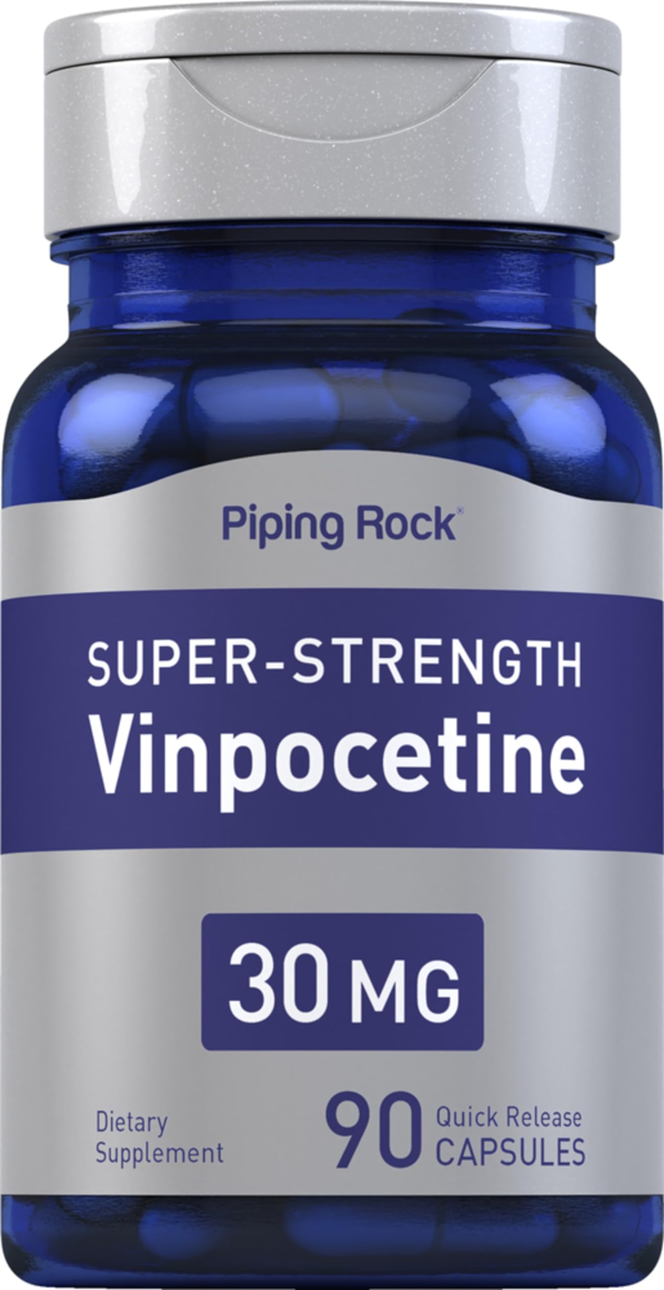 Piping Rock front packaging showing bottle and supplement name for clear identification
