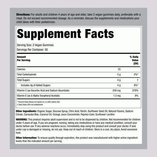 Piping Rock open jar with gummies visible for easy daily dosing benefit