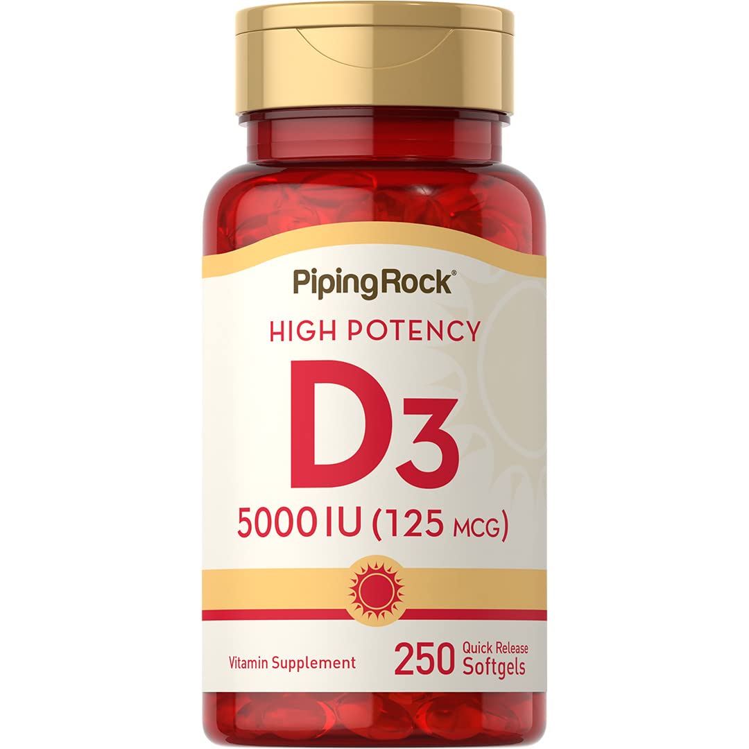 Piping Rock front bottle view showing product label and size benefit