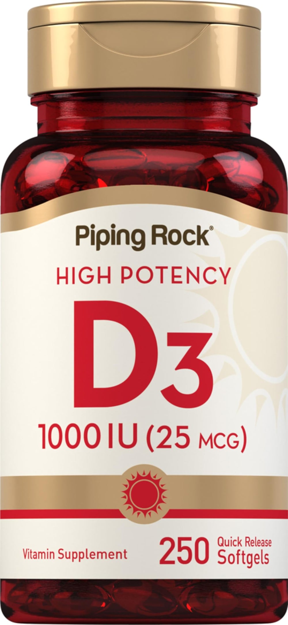 Piping Rock front packaging showing bottle and label for shelf clarity