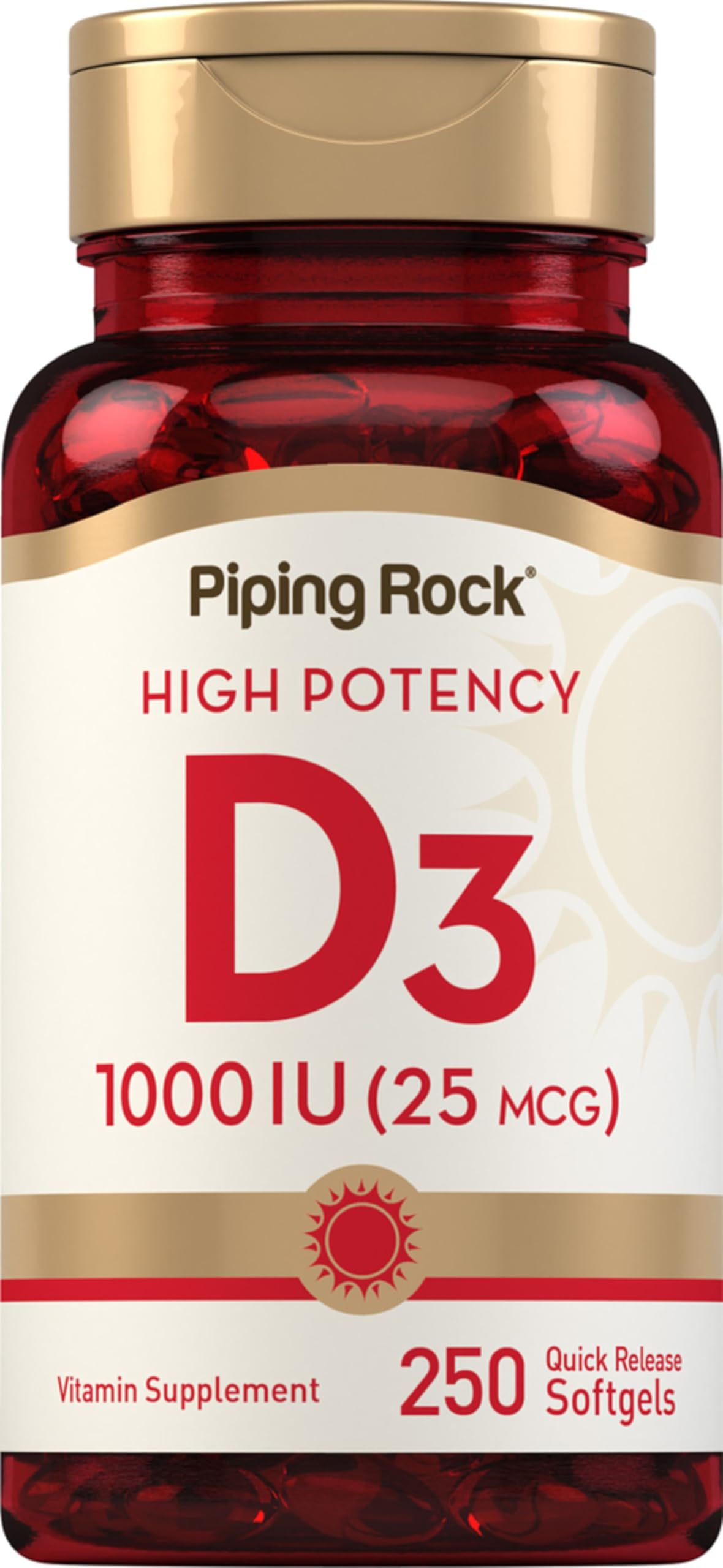 Piping Rock front packaging showing bottle and label for shelf clarity