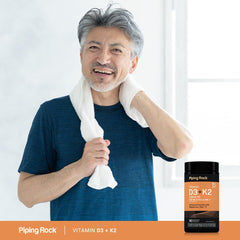 Piping Rock bottle on kitchen counter suggesting daily routine benefit