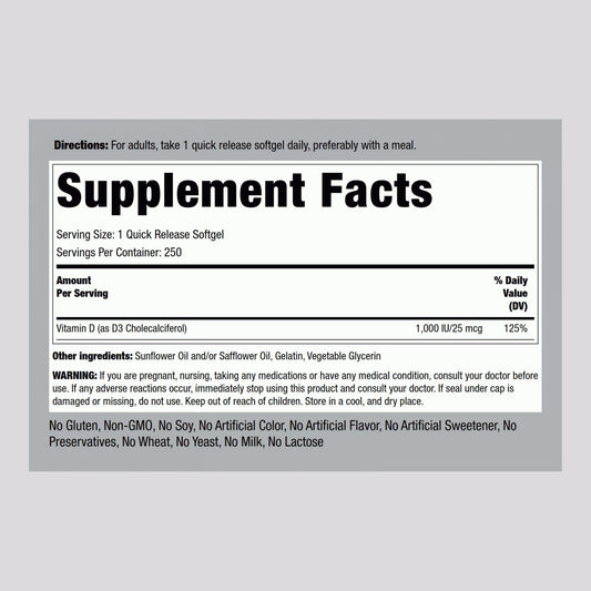 Piping Rock softgels close-up highlighting smooth quick-release surface