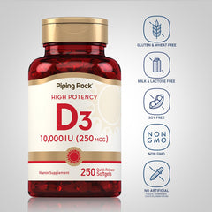 Piping Rock softgels in hand demonstrating convenient single-dose size