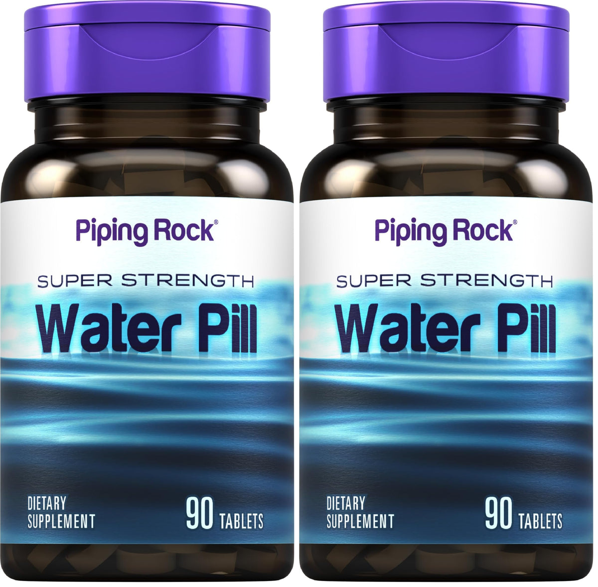 Piping Rock Water Pill for Men and Women – 90 tablets – packaging hero image