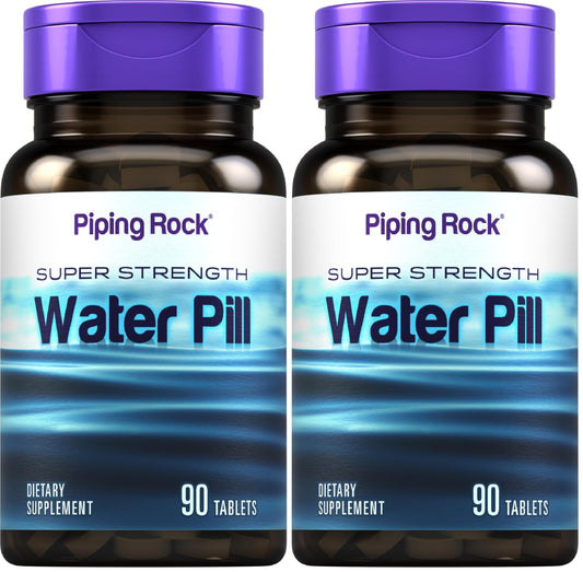 Piping Rock Water Pill for Men and Women – 90 tablets – packaging hero image