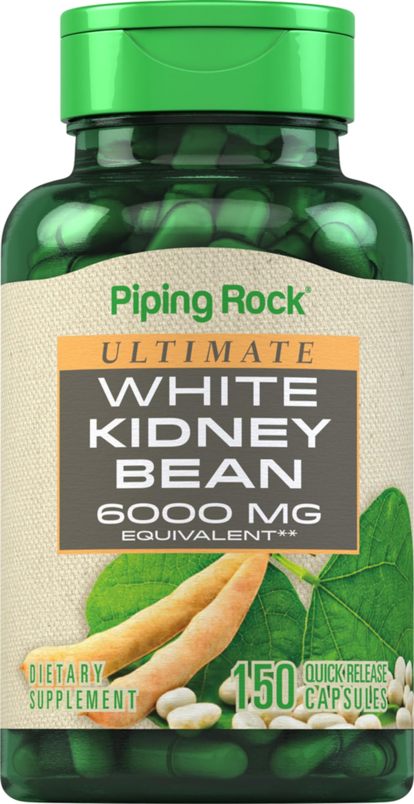 Piping Rock front bottle view showing clean packaging and product benefits