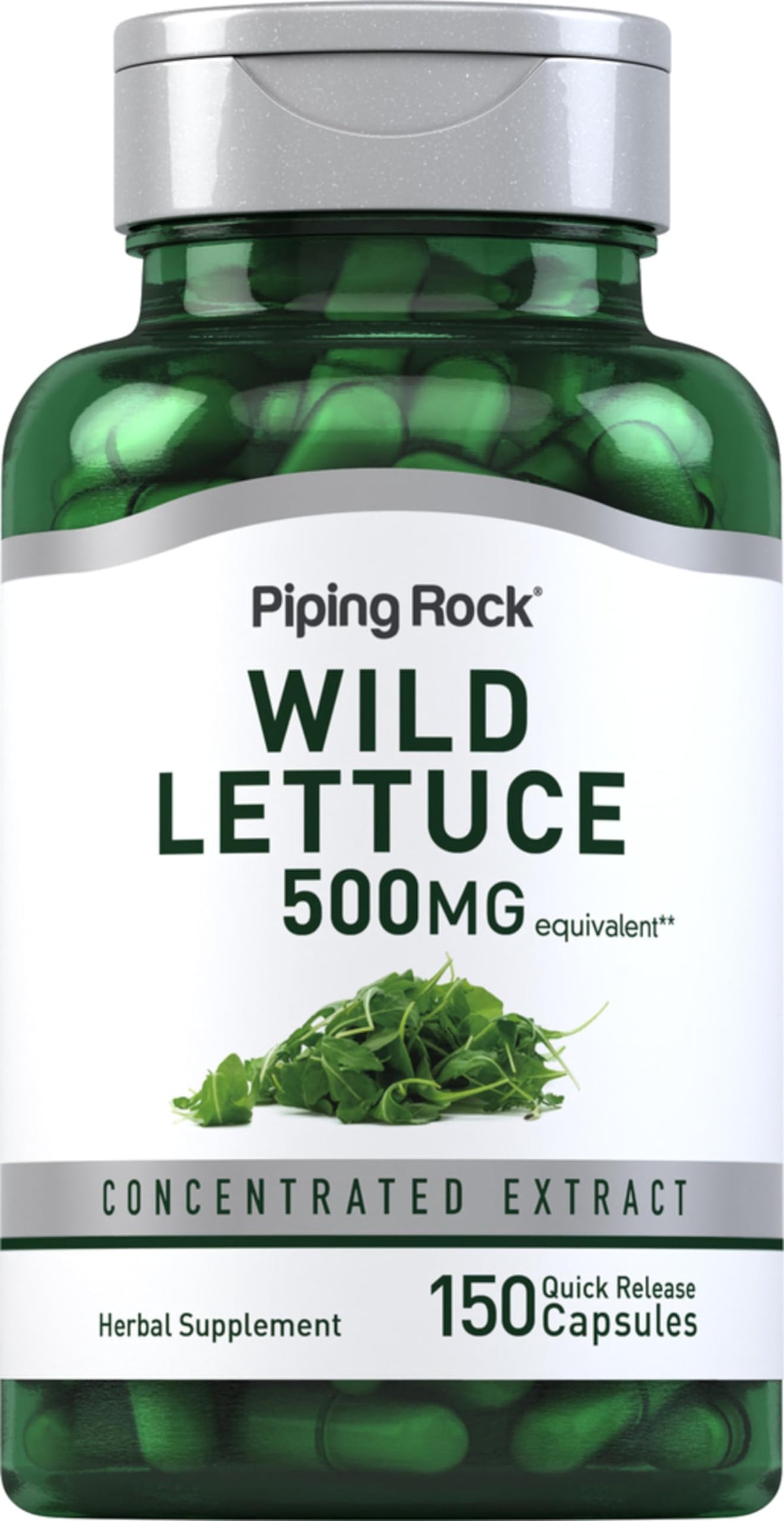 Piping Rock front packaging showing bottle and label for easy identification