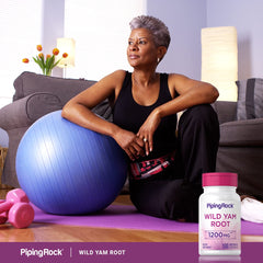 Piping Rock ingredient label detail showing 1200mg formula and testing information