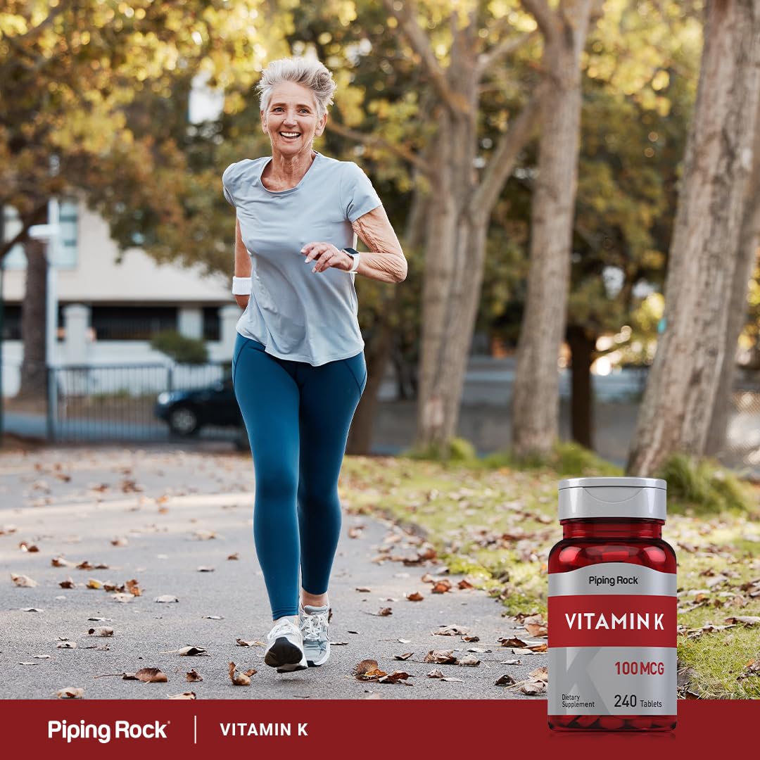 Piping Rock tablets in hand demonstrating compact swallowable size