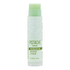 Pistaché Skincare Lip Balm being applied for smooth lips