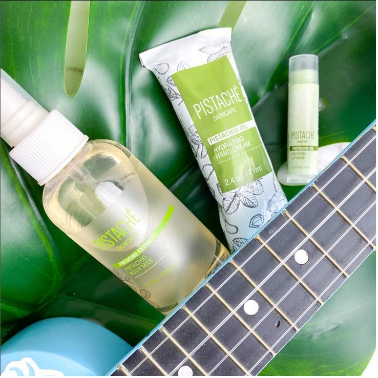 Pistaché Skincare Cruelty-free seal on lip balm packaging
