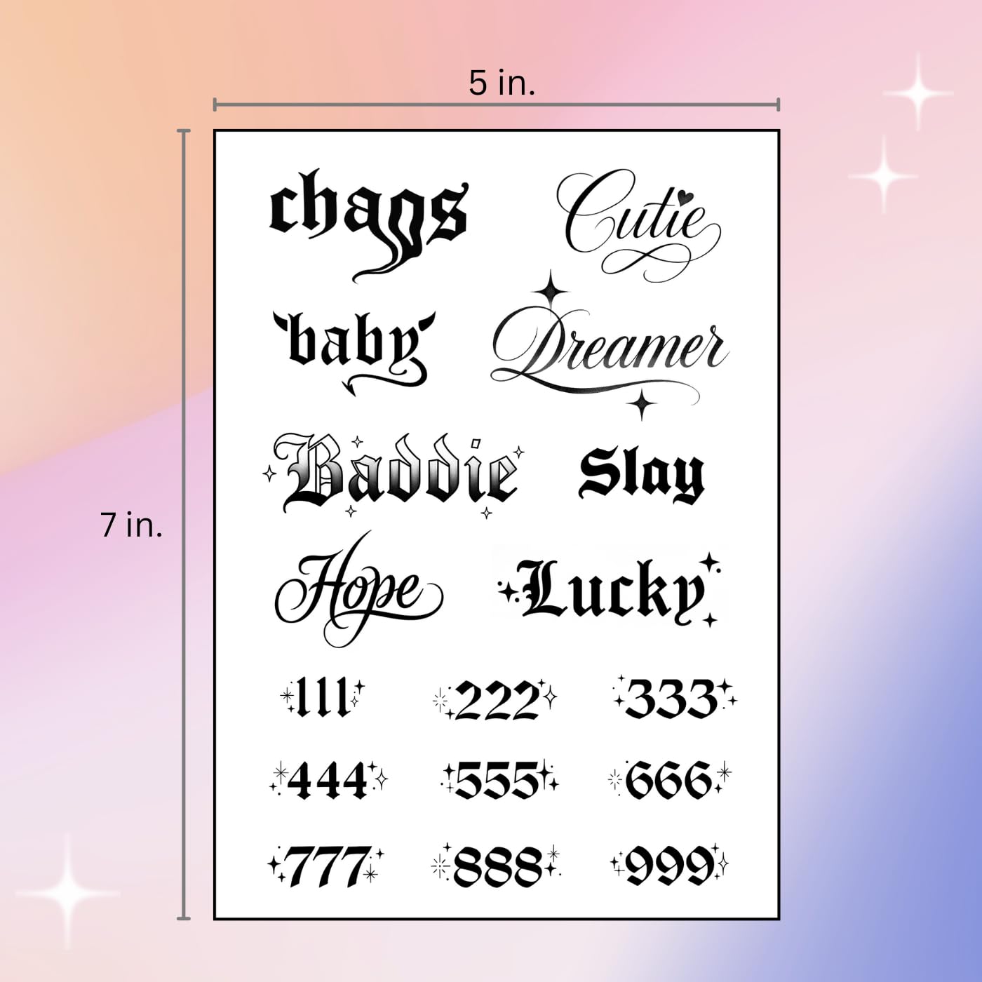Pixel Hearts Sassy Script Brat tattoo design for edgy, party-ready look.