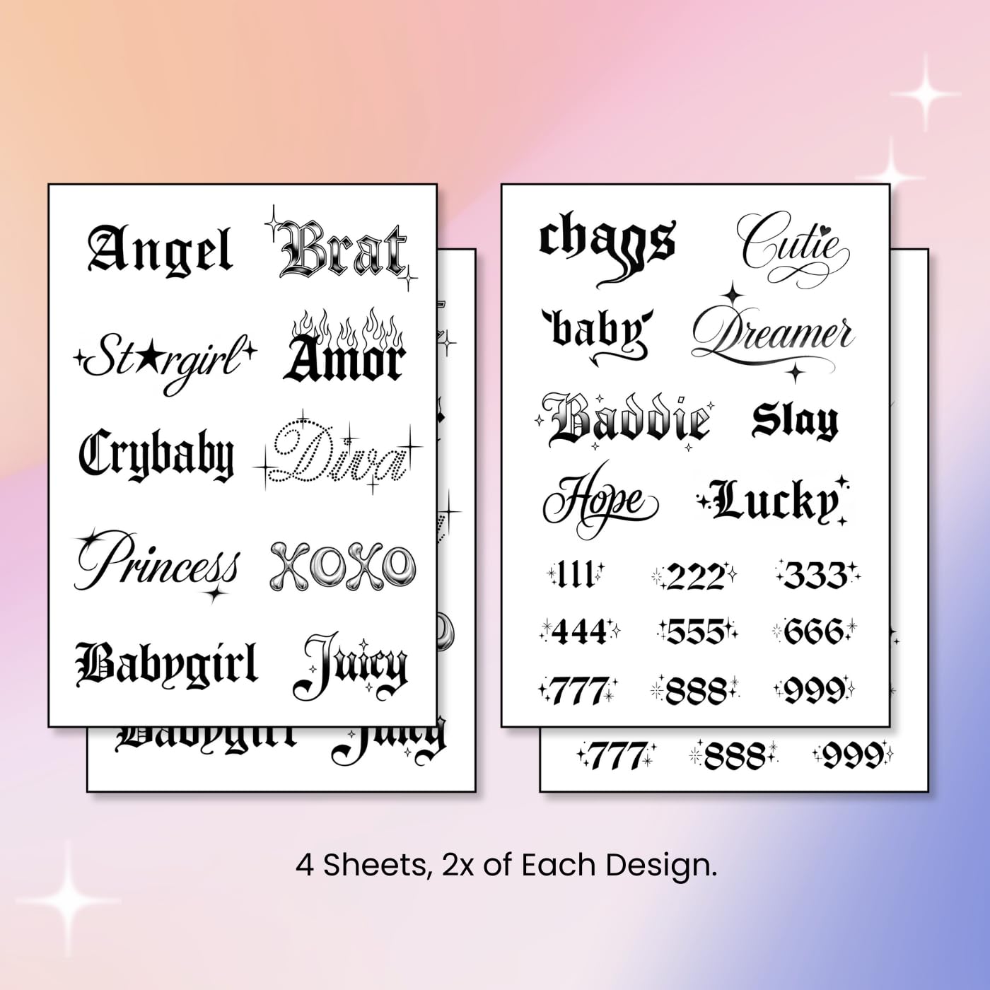 Pixel Hearts Sassy Script Diva tattoo design for bold, eye-catching expressions.