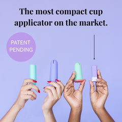 Pixie Cup capacity 4-tampons for lighter days.