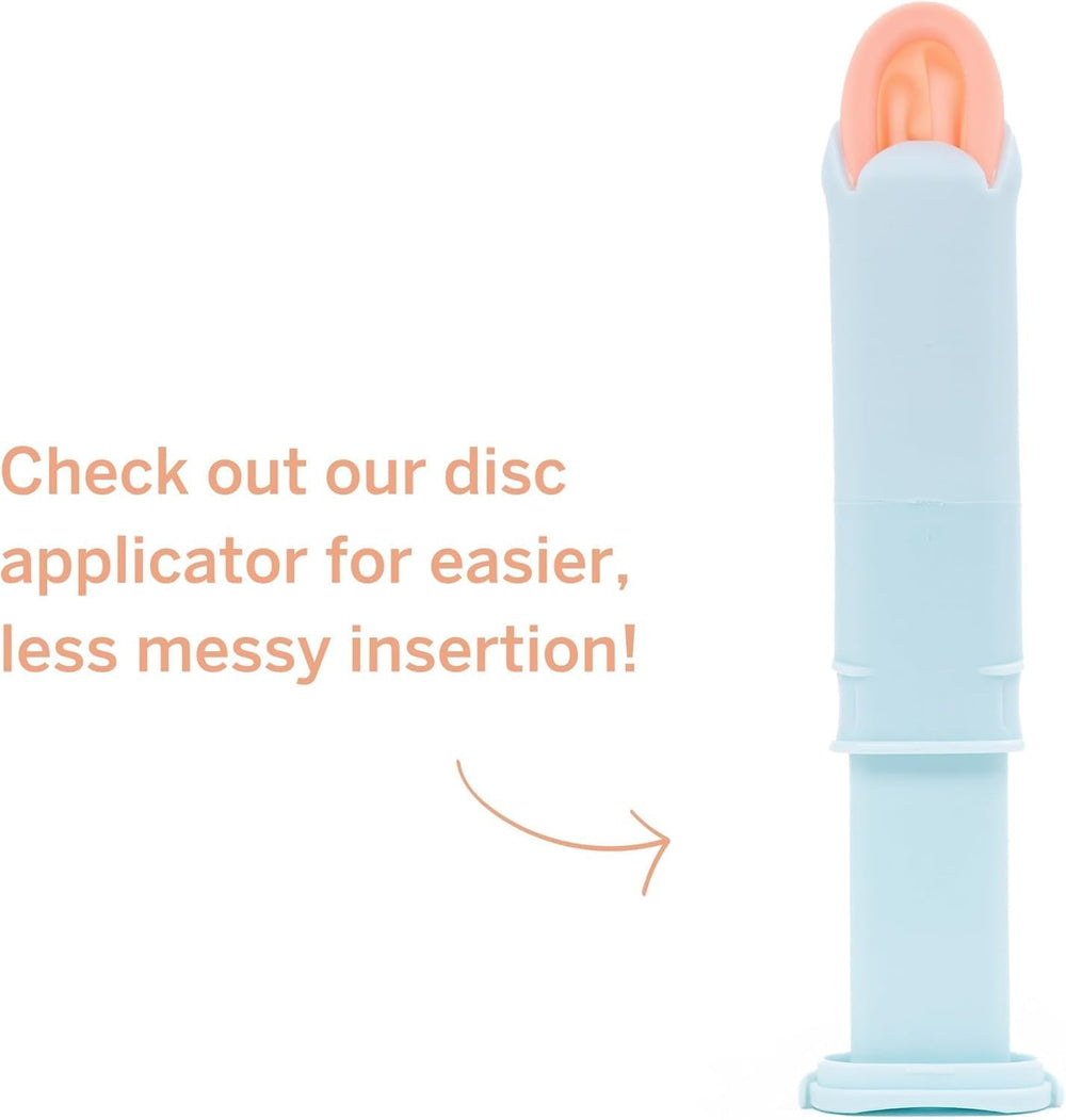 Pixie Cup Pixie Disc 12-hour wear communicates long-lasting comfort and security.