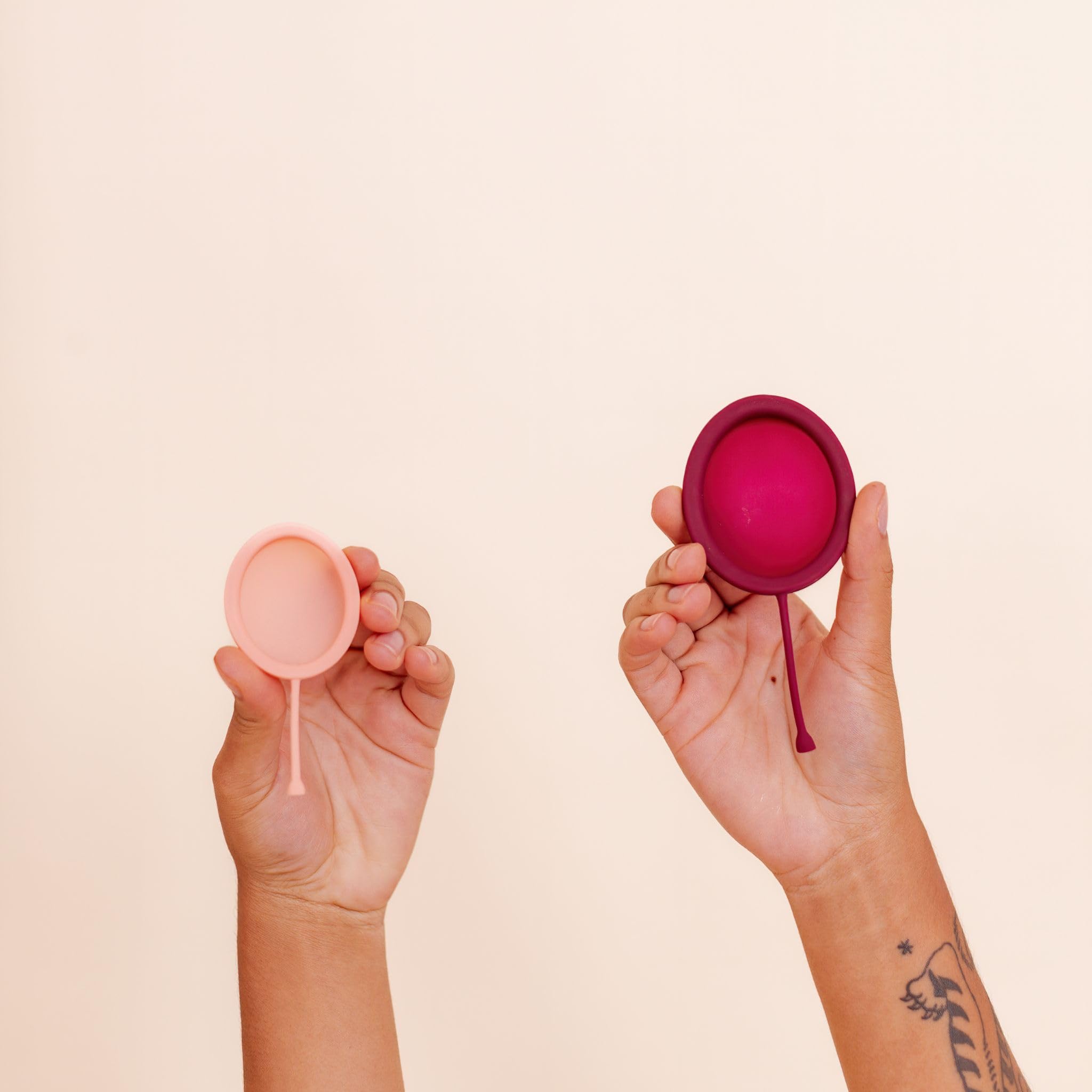 Pixie Cup disc cleaning-storage-bag suggests travel-friendly hygiene and organization