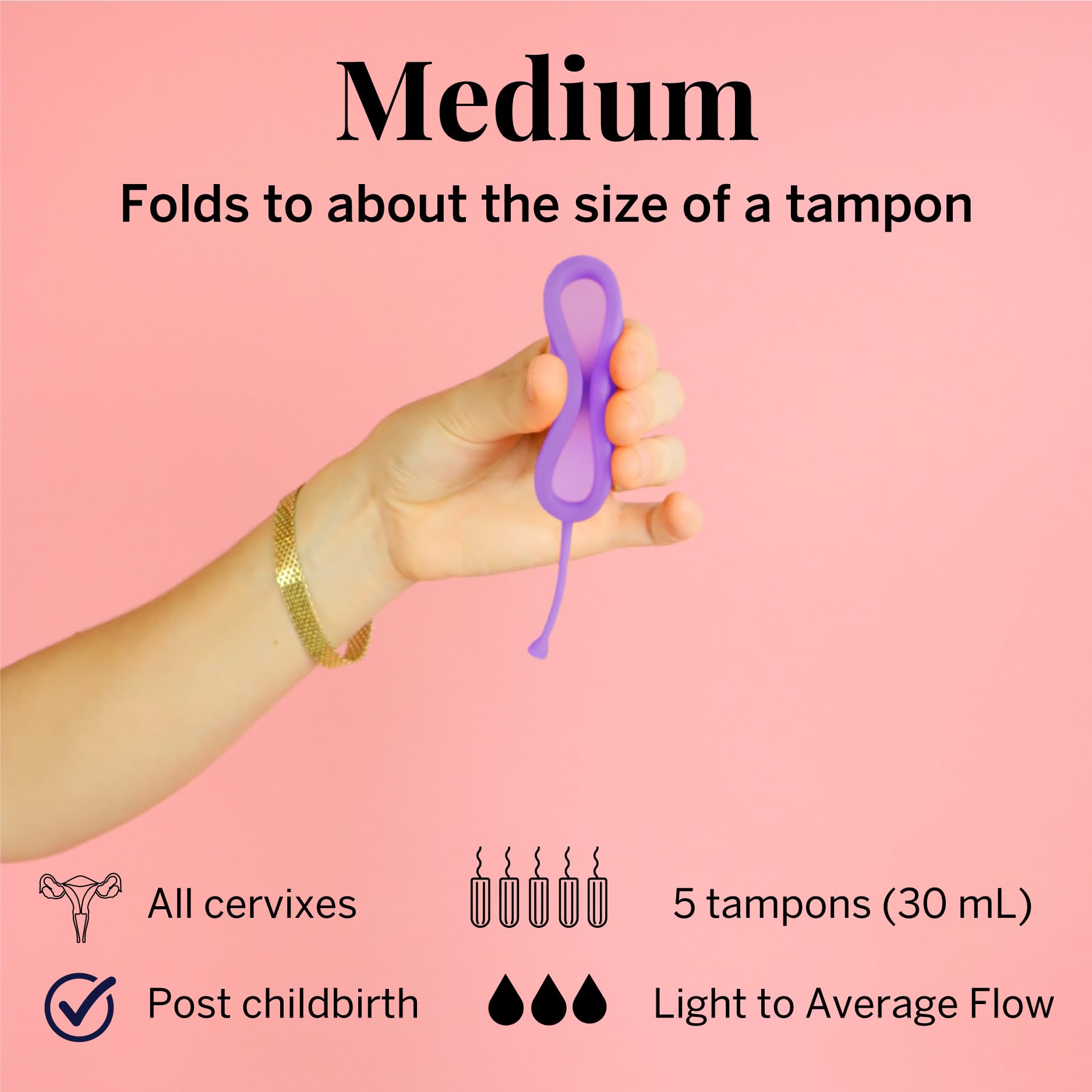 Pixie Cup 100% medical-grade silicone close-up highlights skin-safe material