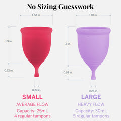Pixie Cup eco-friendly reusable option reduces waste.