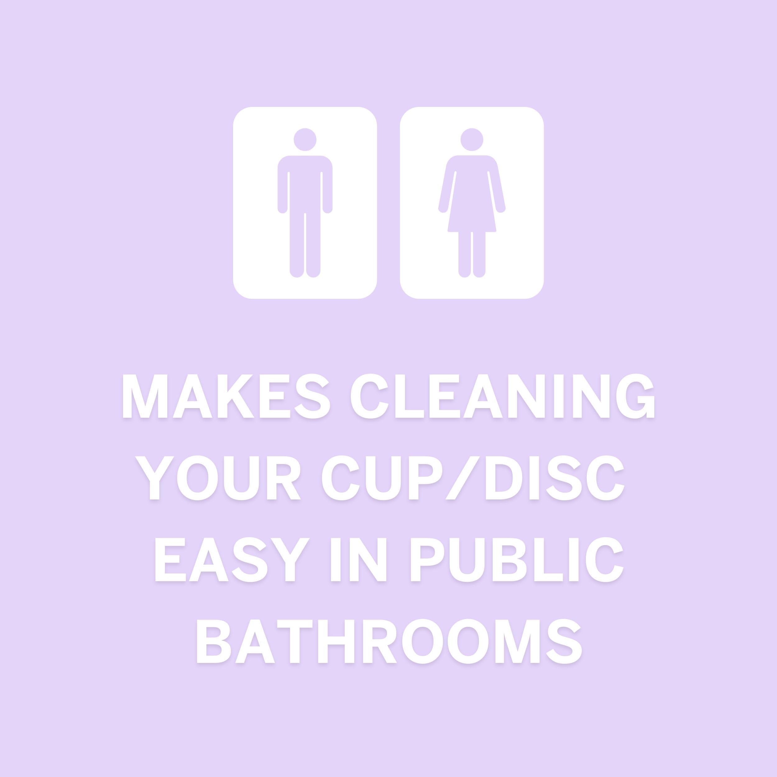 Pixie Cup hypoallergenic, dermatologically tested wipes for sensitive skin.