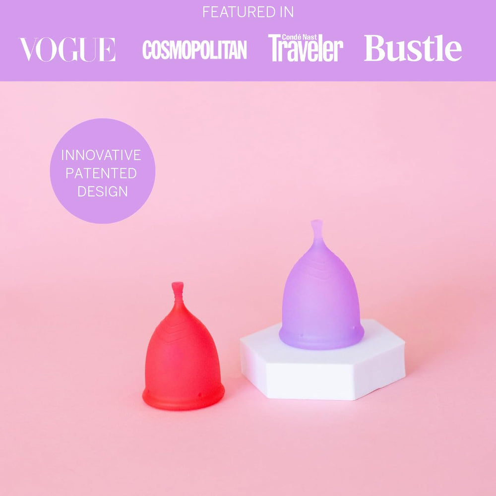 Pixie Cup purple large comfort-focused wear demonstration