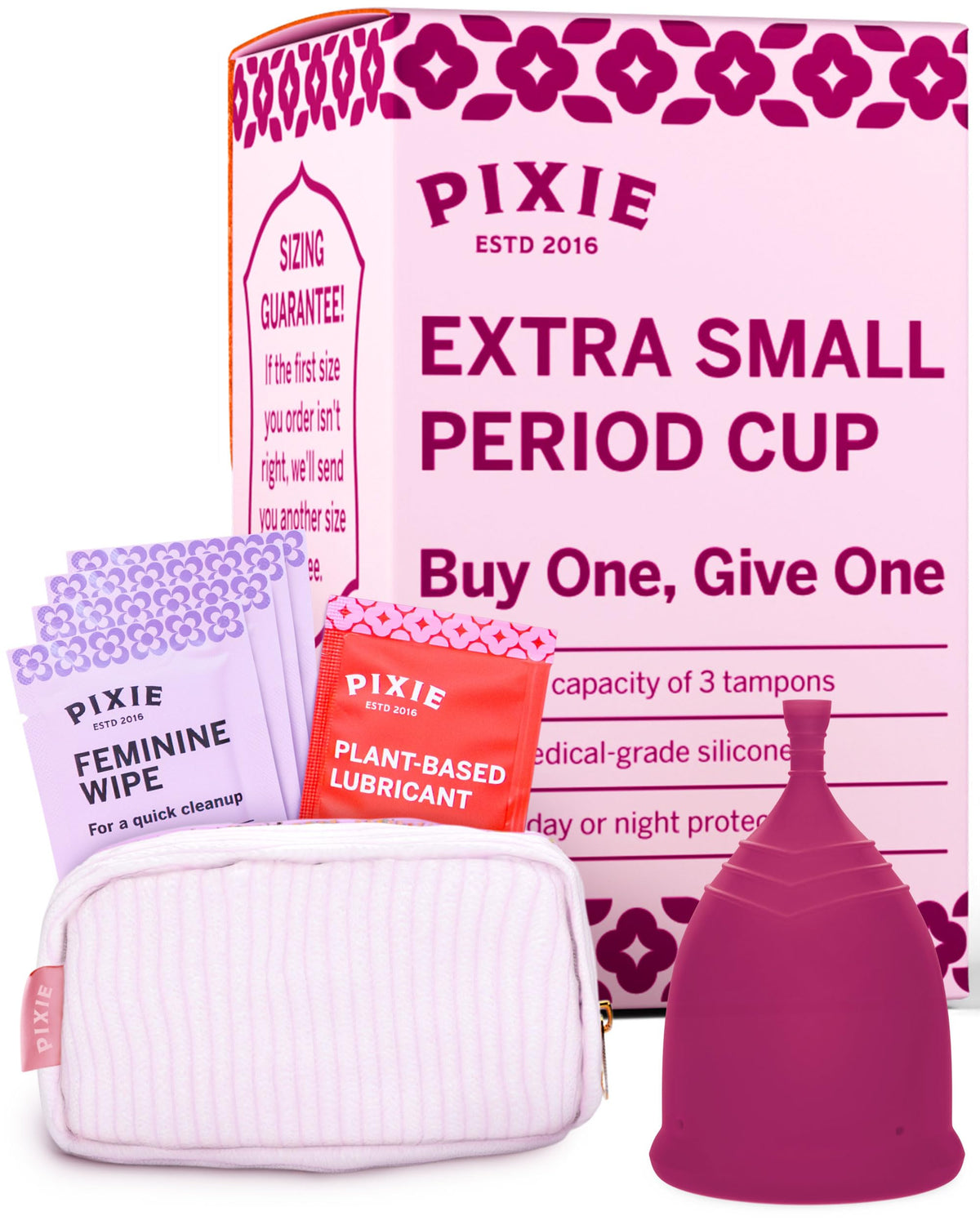 Pixie Cup soft silicone close-up demonstrates comfortable everyday wear.