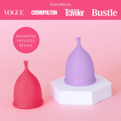 Pixie Cup soft silicone highlights smooth, comfortable wear.