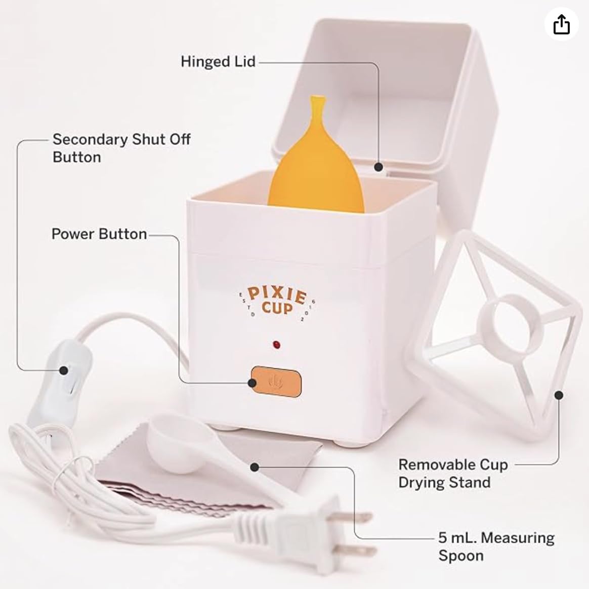 Pixie Cup steam cleaner customer service image promising support