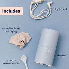 Pixie Cup sterilizer automatic-shut-off feature for safety during routine use.