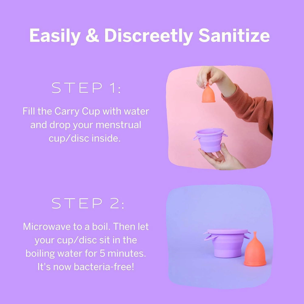 Pixie Cup sterilizing container microwave-safe for fast home sanitizing.