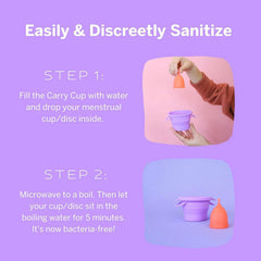 Pixie Cup sterilizing container microwave-safe for fast home sanitizing.