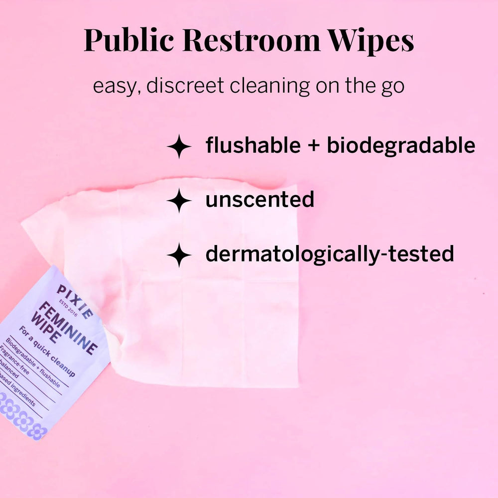 Pixie Wash included for gentle cleaning after use