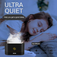 PIZAY diffuser operating quietly in a bedroom setting