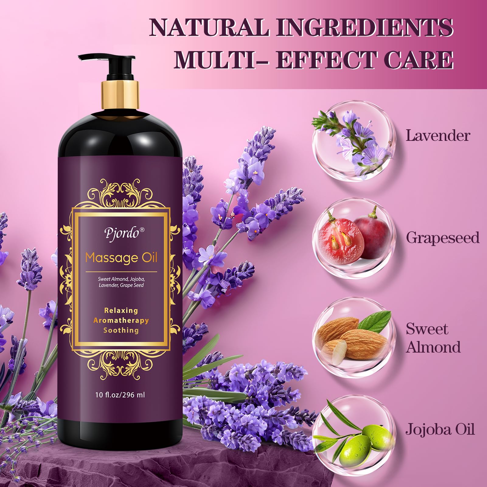 Pjordo clove massage oil bottle