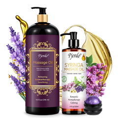 Pjordo lavender massage oil bottle